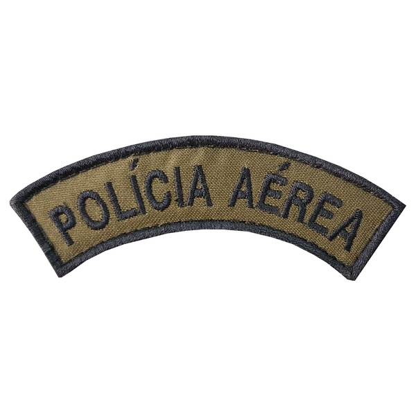 Dístico / meia lua Policia Aérea. Instinto Militar Dístico / meia lua policia aérea