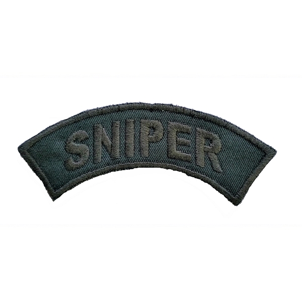 Dístico / meia lua Sniper. Instinto Militar Dístico / meia lua sniper