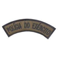 Dístico / meia lua policia do exército