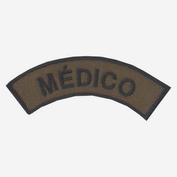 Dístico / meia lua Médico. Instinto Militar Dístico / meia lua médico