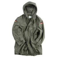 Parka longa usada