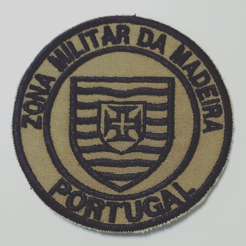 Bordado zona militar da madeira instinto militar