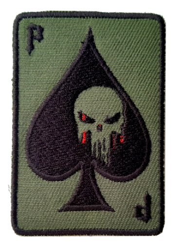 Bordado carta punisher INSTINTO MILITAR Bordado carta punisher INSTINTO MILITAR