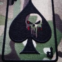 Bordado carta punisher INSTINTO MILITAR