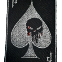 Bordado carta punisher INSTINTO MILITAR