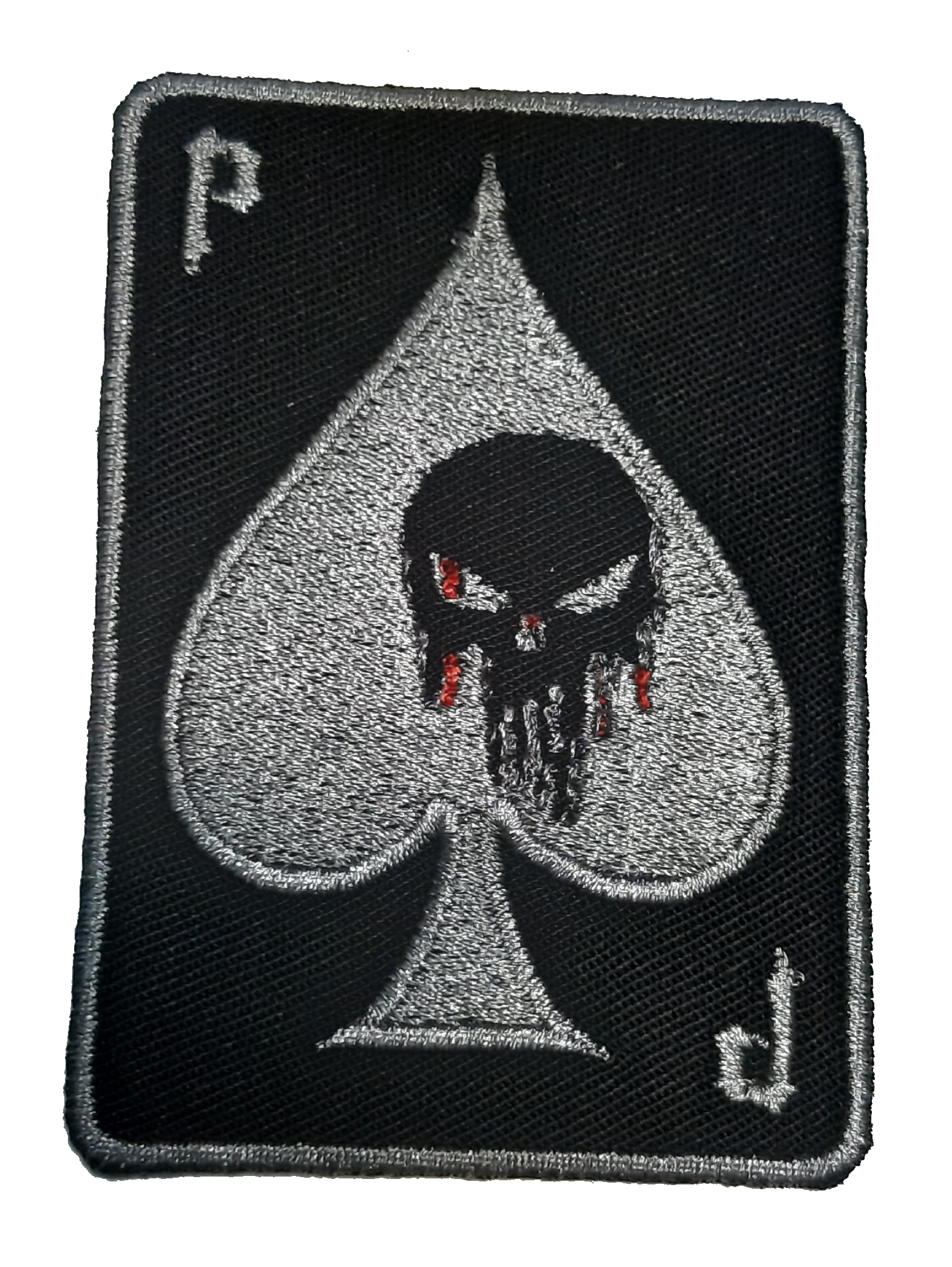 Bordado carta punisher Bordado carta punisher INSTINTO MILITAR