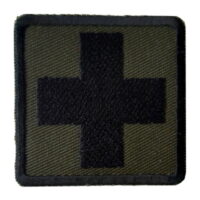 Bordado cruz médica INSTINTO MILITAR