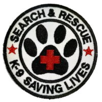 Bordado K9 saving lives INSTINTO MILITAR