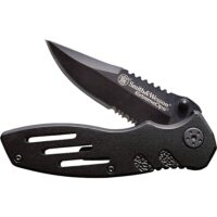 Canivete SWA 25 Serrated SMITH & WESSON INSTINTO MILITAR