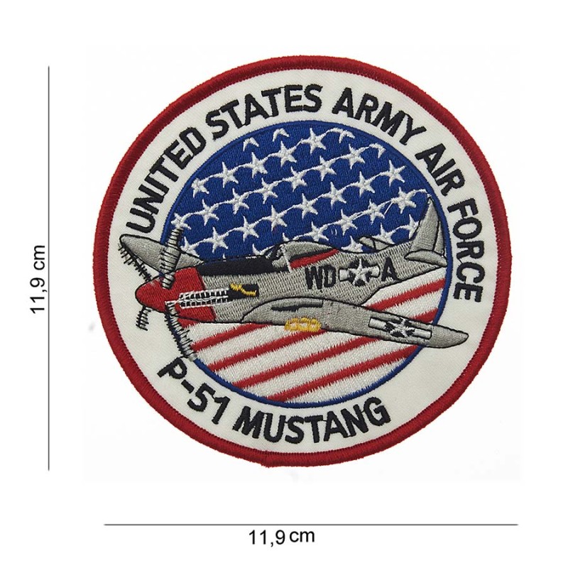 Patch United States army Air Force P-51 Mustang Patch United States army Air Force P-51 Mustang INSTINTO MILITAR