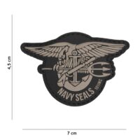 Patch 3D PVC Navy seals - INSTINTO MILITAR