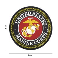 Patch 3D PVC United States Marine Corps - INSTINTO MILITAR