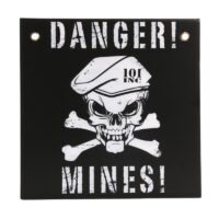 PLASTIC PLATE DANGER MINES