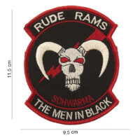 Patch rude rams the man in black