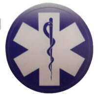 Sticker estrela da vida - INSTINTO MILITAR