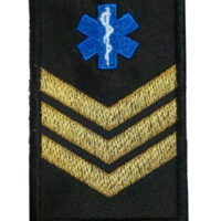 Divisa de bombeiro 2ª com estrela da vida - instinto militar