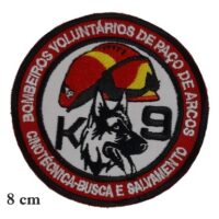 Bordado K9 bombeiros- instinto militar
