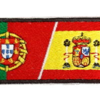 Bandeira Portugal / Espanha - instinto militar