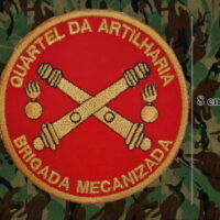 Bordado Quartel da artilharia Brimec - instinto militar