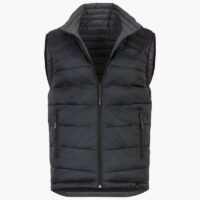 REVERSIBLE GILET BK / GREY SLATE