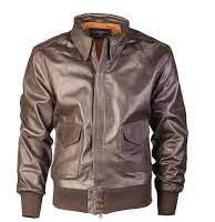 US BROWN A2 LEATHER FLIGHT JACKET - MILTEC- INSTINTO MILITAR